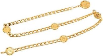 Chanel Pre-owned Belts, female, Yellow, Size: ONE SIZE Pre-owned Metal Belt