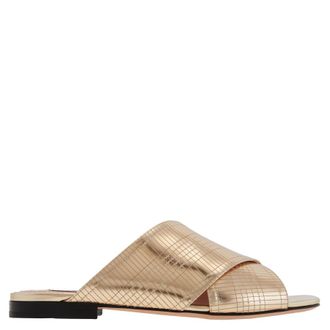 Bally Evoria Crisscross Strap Flat Sandals, Brand Size 35 ( US Size 4.5 )