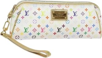 Louis Vuitton Pre-owned Canvas pouches - Dames - Vintage Clutch - Wit - ONE Size - Vintage