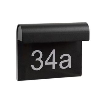 Lucide Aplique exterior con regulador en aluminio negro 16cm