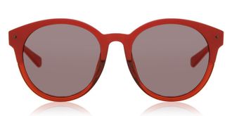 Polaroid PLD 6043/F/S Asian Fit Polarized C9A/OZ Mens Sunglasses Red Size 54