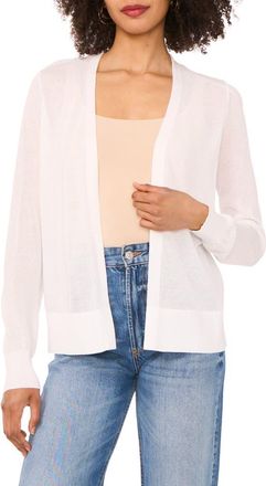 Vince Camuto Tissue Knit Cardigan in Bright White at Nordstrom Rack, Size X-Small