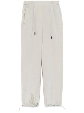 PESERICO Punto Luce-chain straight-leg trousers - Grey