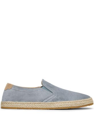Brunello Cucinelli Su&egrave;de loafers met ronde neus - Grijs