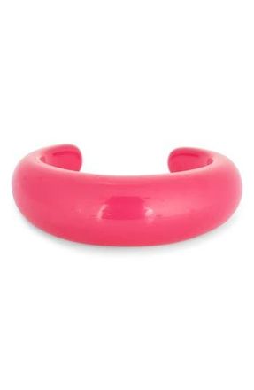 Leith Puffy Cuff Bracelet in Raspberry at Nordstrom Rack