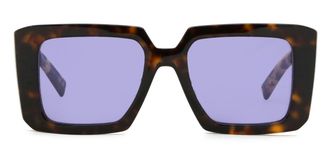 Prada PR 23YSF Asian Fit 2AU05Q Womens Sunglasses Tortoiseshell Size 52