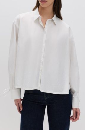 M&S Collection Swing Shirt in Soft White at Nordstrom, Size 14