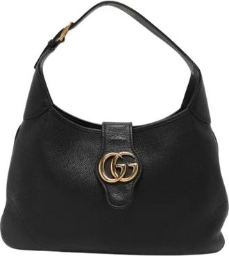 Gucci Pre-owned Shoulder Bags, female, Black, Size: ONE SIZE Pre-owned Hobo Bag