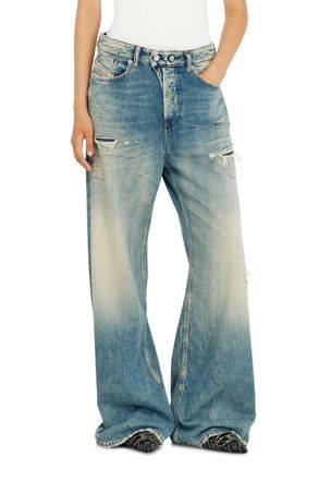 Diesel Relaxed Jeans Low Waist 1996 D-Sire,, Button fly