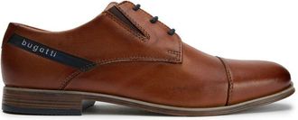 Bugatti Mens Side Gusset Shoes - Tan Leather - Size UK 11