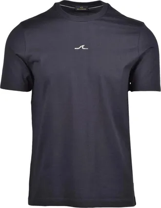 Paul & Shark Tops, Heren, Zwart, L, Katoen, T-shirt