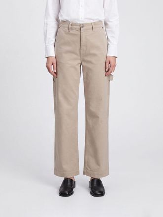 P.A.R.O.S.H. P. A.R. O.S. H. Pantaloni straight a vita alta in cotone stretch