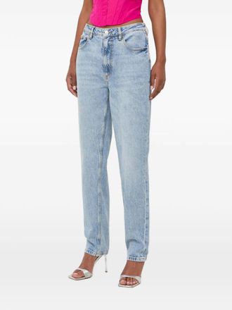 Guess Co Jeans con design a cinque tasche - Blu