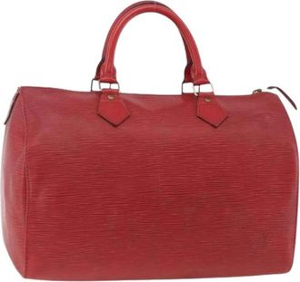 Louis Vuitton Pre-owned Handbags, female, Red, Size: ONE SIZE Pre-owned Speedy 30 Hand Bag