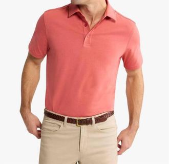 Fair Harbor Pacific Polo Shirt In Red