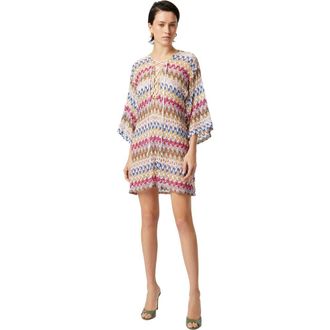 Missoni Short Cover-up Caftan In Lam&eacute; Viscose Lace in Multicoloured 1 at Nordstrom, Size 38 It