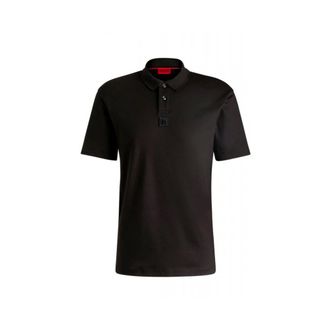 HUGO BOSS Tops, Heren, Zwart, M, Katoen, Deabono D Polo
