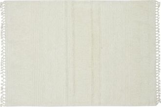Lorena Canals Ari Rose Wool Rug in Sheep White at Nordstrom, Size Medium