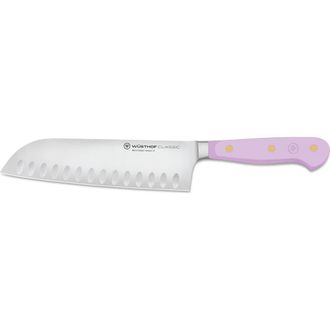 W&uuml;sthof Classic 7-Inch Hollow Edge Santoku in Purple at Nordstrom