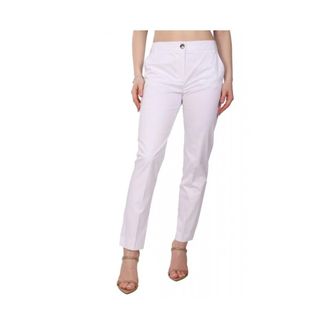 Marella Chino Trousers - female - Marella - Chinos - White - XL - Trousers