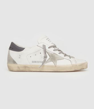 Golden Goose Baskets Super-Star Cuir Blanc