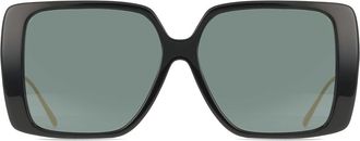Tory Burch TY7205D Asian Fit 170987 Womens Sunglasses Black Size 56