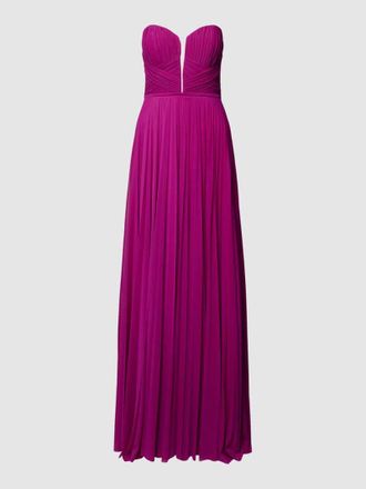 Troyden Collection Abendkleid mit Plisseefalten in Fuchsia, Gr&ouml;&szlig;e 38