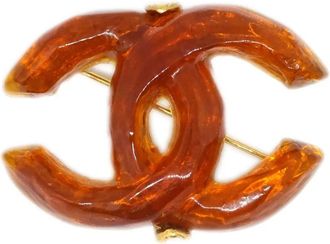 Chanel Spilla CC 1999 - Marrone