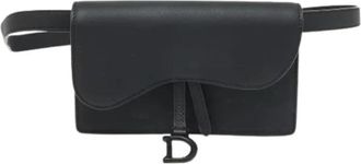Dior Pre-owned Vintage Heuptas - Dames - Vintage Heuptassen - Zwart - ONE Size - Leer - Vintage