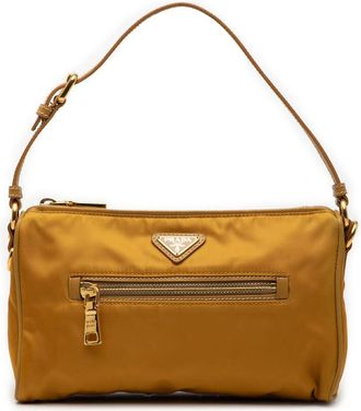 Prada Pre-owned Prada Saffiano Trimmed Tessuto Handbag Ladies AHMJVZARO4QJPVCI