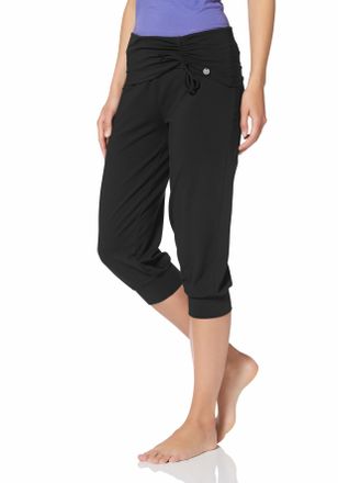 Ocean Sportswear Yogahose OCEAN SPORTSWEAR Soulwear - 3/4 Yoga Pants, Damen, Gr. 36, N-Gr, schwarz, Obermaterial: 95% Baumwolle, 5% Elasthan, unifarben, bequem 3/4-L&auml;n