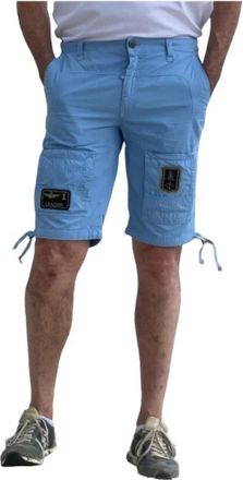 Aeronautica Pilot Shorts - Heren - Korte Broeken - Blauw - XS - Katoen - Korte Broeken