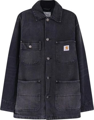 Carhartt Work in Progress Aden Denim Jacket - Heren - Spijkerjassen - Zwart - L - Denim - Jassen
