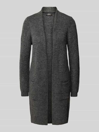 Only Cardigan mit Eingrifftaschen Modell JADE in Dunkelgrau Melange, Gr&ouml;&szlig;e M