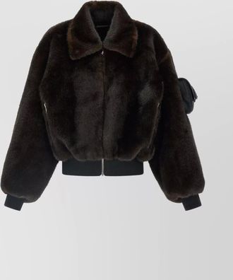Coperni faux fur bomber jacket
