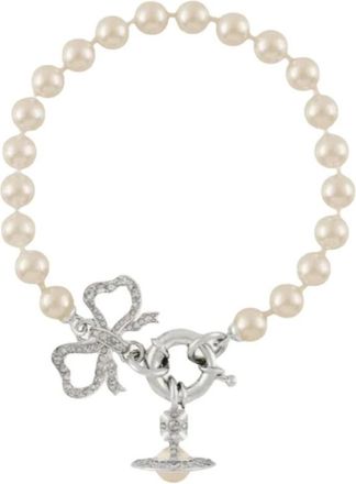 Vivienne Westwood Rigoberta Pearl Bracelet - Dames - Armbanden - Beige - ONE Size - Accessoires