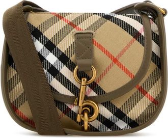 Burberry Beige B Clip Mini Crossbody Bag