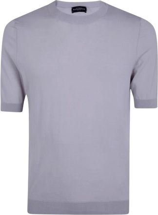 Ballantyne Pullover met korte mouwen - Heren - T-shirts - Grijs - XL - Katoen - Tops