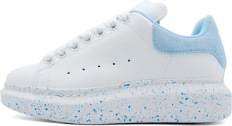Alexander McQueen (WMNS) Alexander McQueen Larry Oversized Low-Top Sneakers White Sky Blue 708068WICG78973