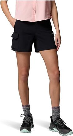 Columbia Silver Ridgetm Elite Shorts Womens Shorts Black : 14 8, Elastane/Nylon