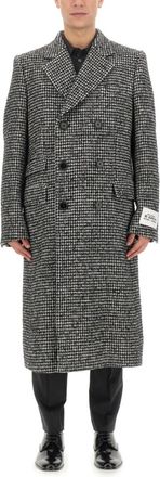 Dolce & Gabbana Luxe Double-Breasted Re-Edition Jas - Heren - Mantel - Grijs - XL - Wol - Jassen