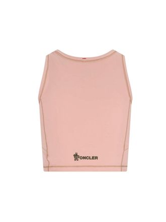Moncler Panelled Technical Fabric Tank Top - Pink