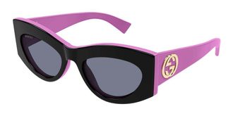 Gucci GG1843S 005 Womens Sunglasses Black Size 53