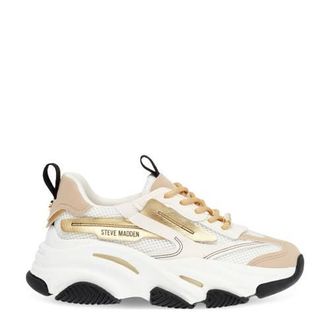 Steve Madden Possession-E chunky sneakers wit/beige
