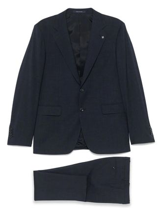 Tagliatore single-breasted suit - men - Virgin Wool/Elastane/Linen/Flax/Cupro/Cotton - 58 - Blue