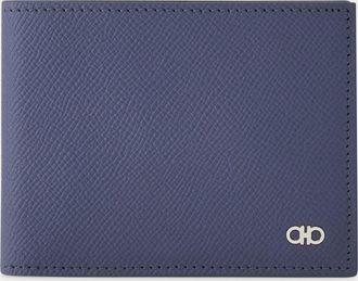 Ferragamo Uomo Portafoglio Gancini Blu