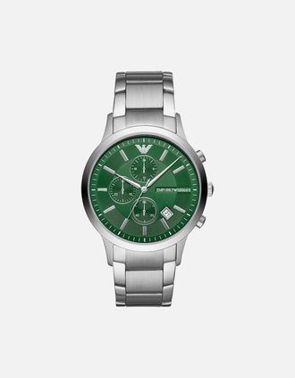 Emporio Armani Mens Emporio Armani AR11507 Renato Chronograph Mens Watch - Green