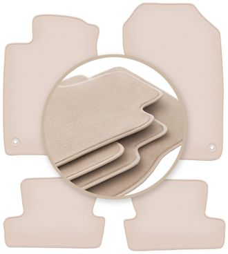 OEM Alfombrillas Beige Premium Para Honda Cr-z Coup&eacute; 2010-2016
