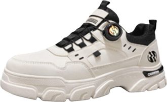 Generic Round Sneaker Laces for Men in Summer Mens Summer Breathable Work Shoes Lightweight and Comfortable The Choice for Outdoor ** Sneaker Crease Shield Me