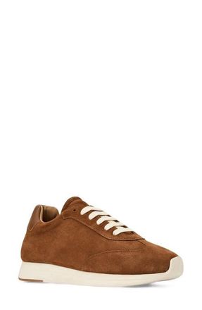 Aquatalia Rea Sneaker in Cognac Suede at Nordstrom, Size 10.5